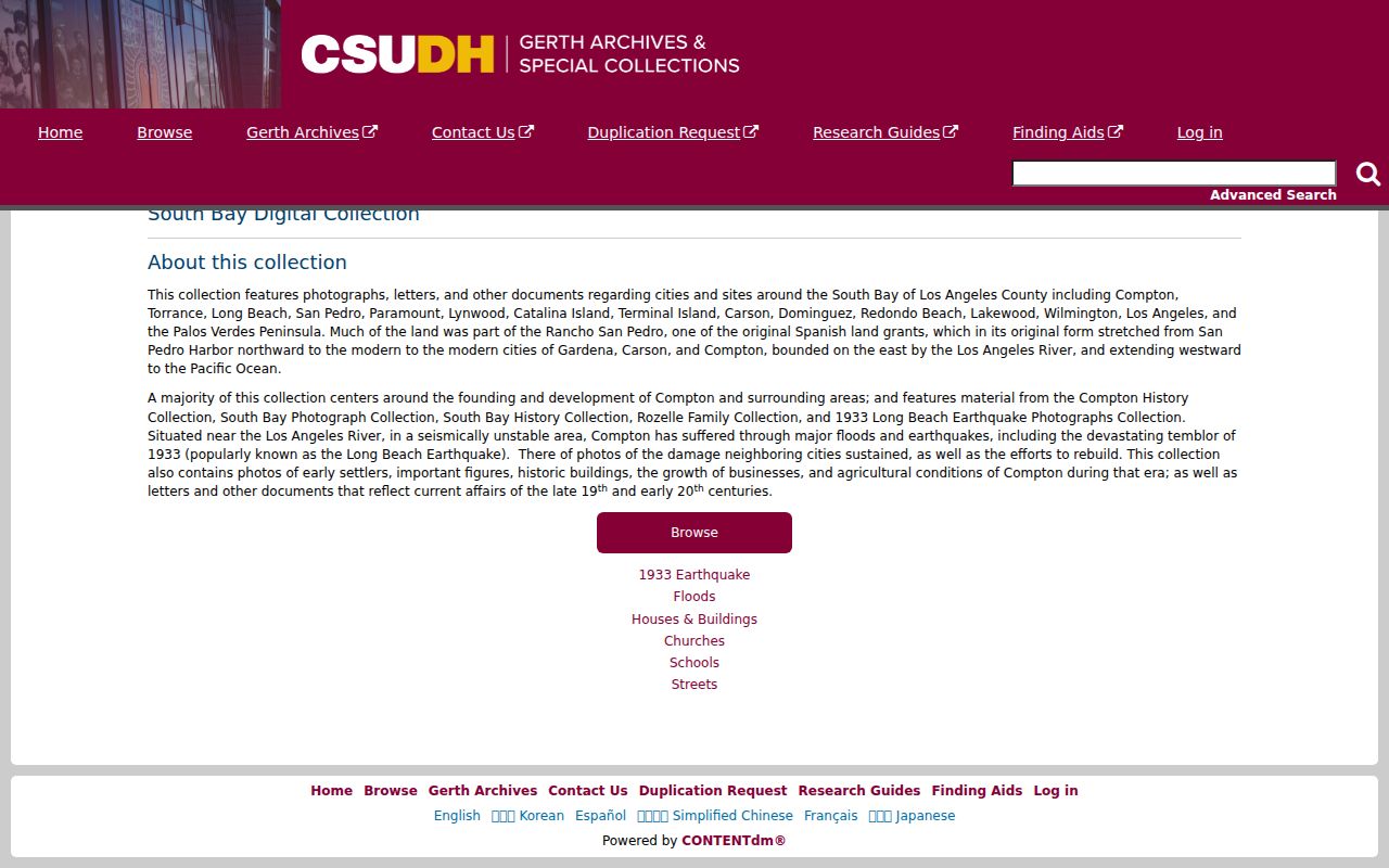 Compton city directory South Bay digital history collection