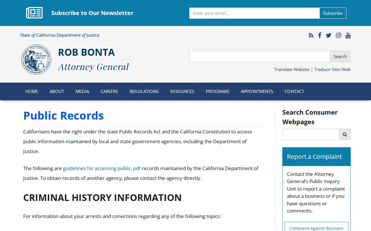 Compton residents directory California Public Records Act guide